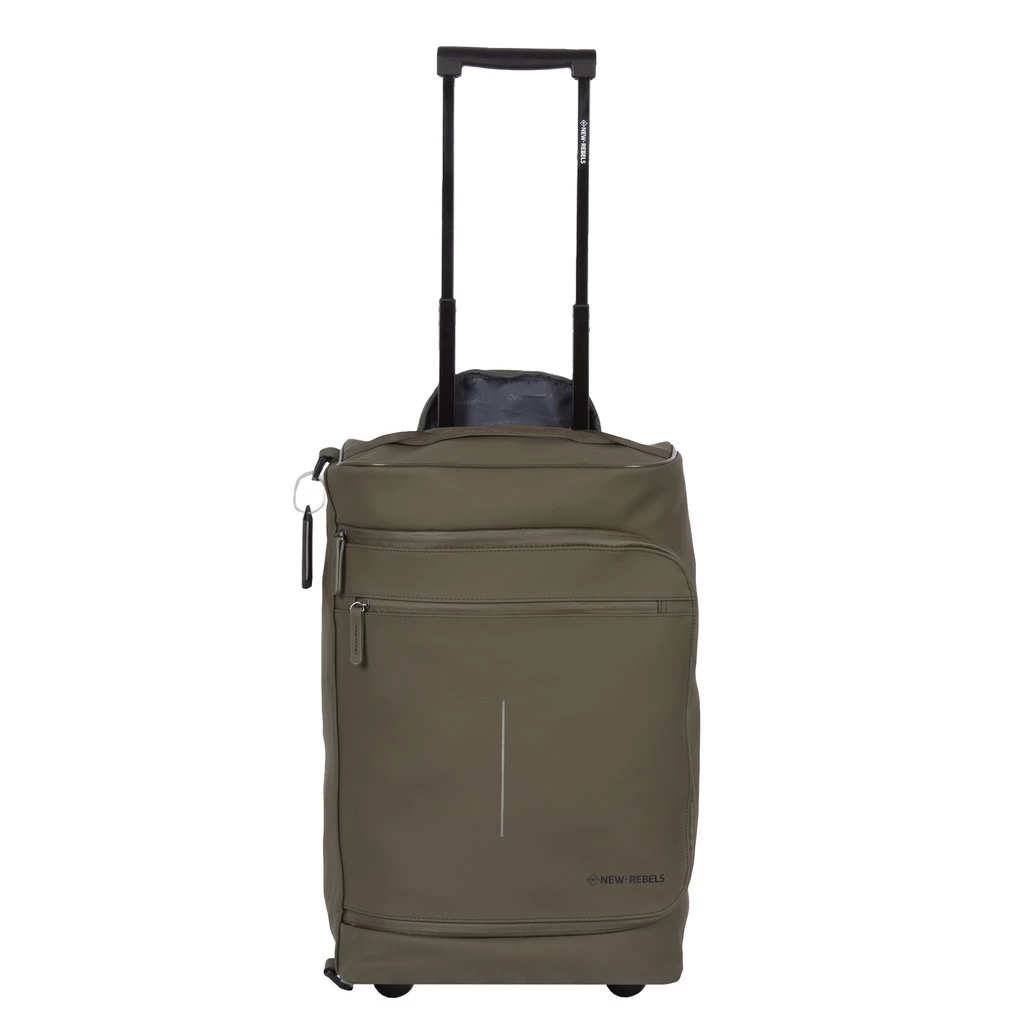 New Rebels Harper Laredo Olijf Groen 29L On Board Trolley Rolkoffer Waterafstotende Koffer - Afbeelding 9