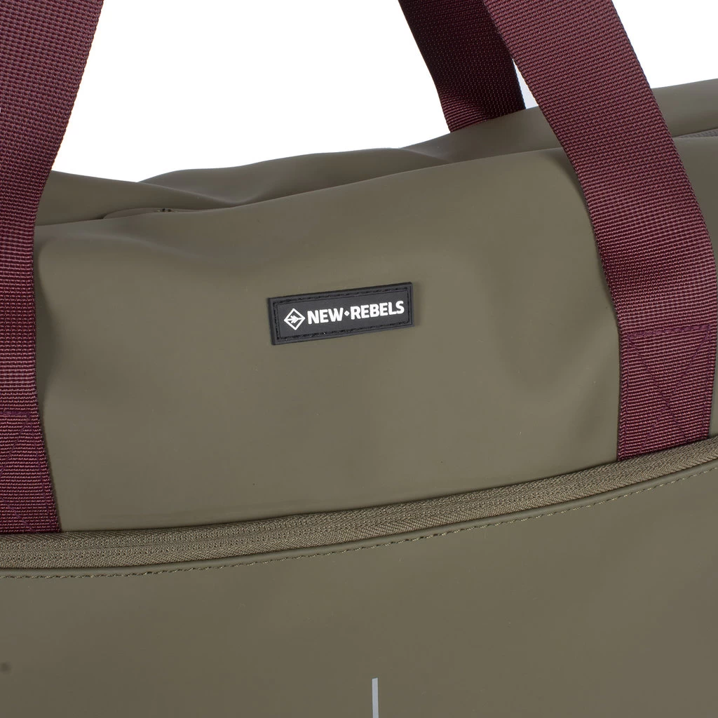 New Rebels JulanShopper 40L Olijf Waterafstotend - Afbeelding 3