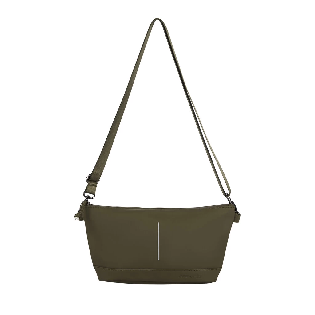 New Rebels Linde Lafayette Olijf Groen 8L Schoudertas Waterafstotend - Afbeelding 4