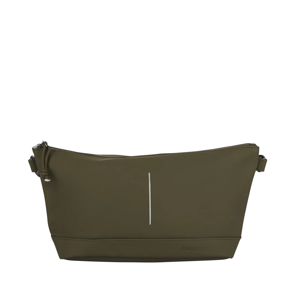 New Rebels Linde Lafayette Olijf Groen 8L Schoudertas Waterafstotend - Afbeelding 5