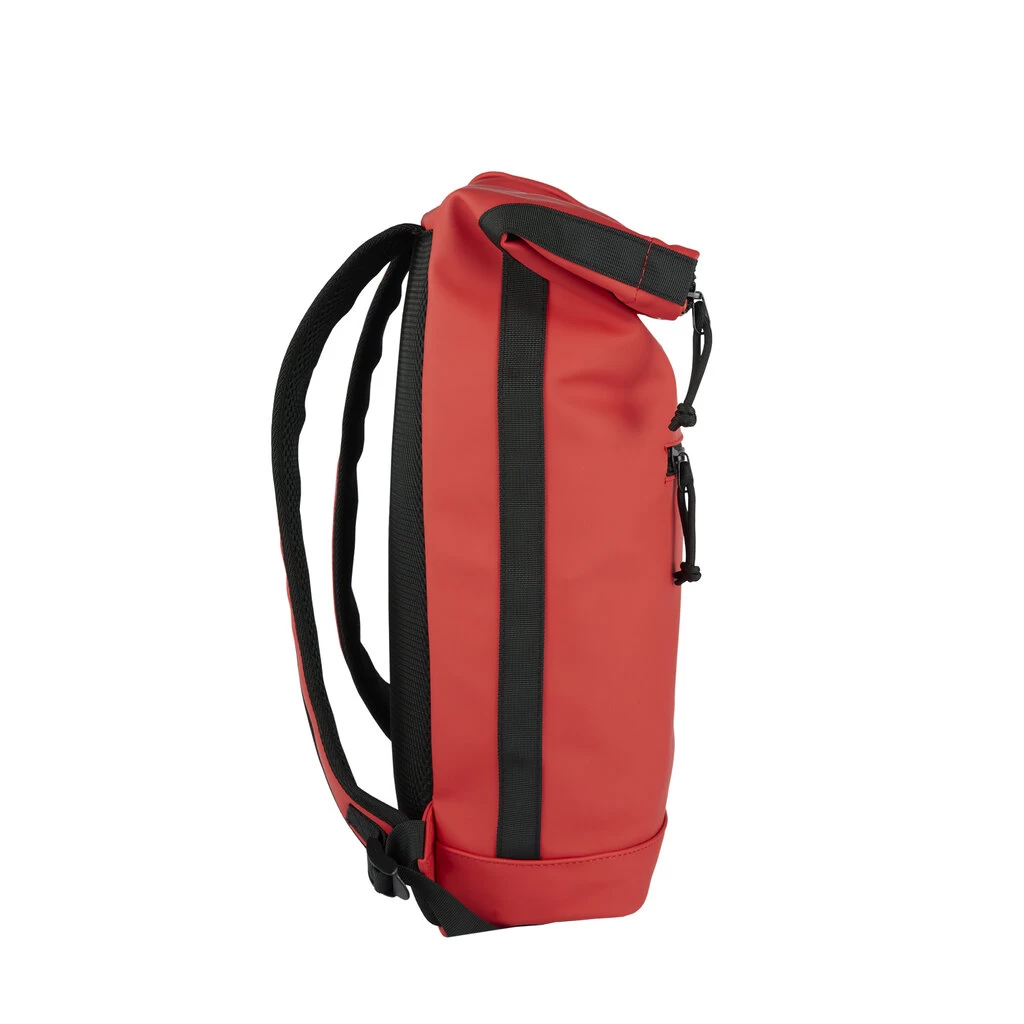 New Rebels Mart New York Rood 16L Rugtas Rolltop Waterafstotend Laptop 15,6 - Afbeelding 2