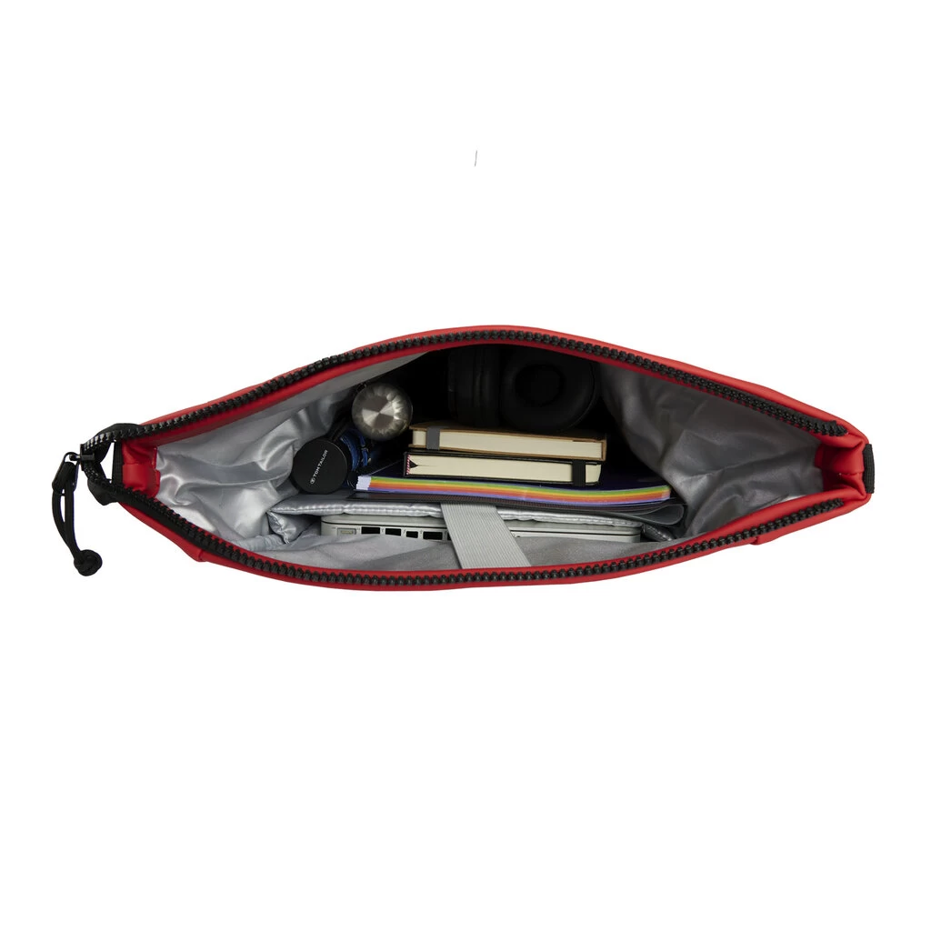 New Rebels Mart New York Rood 16L Rugtas Rolltop Waterafstotend Laptop 15,6 - Afbeelding 3