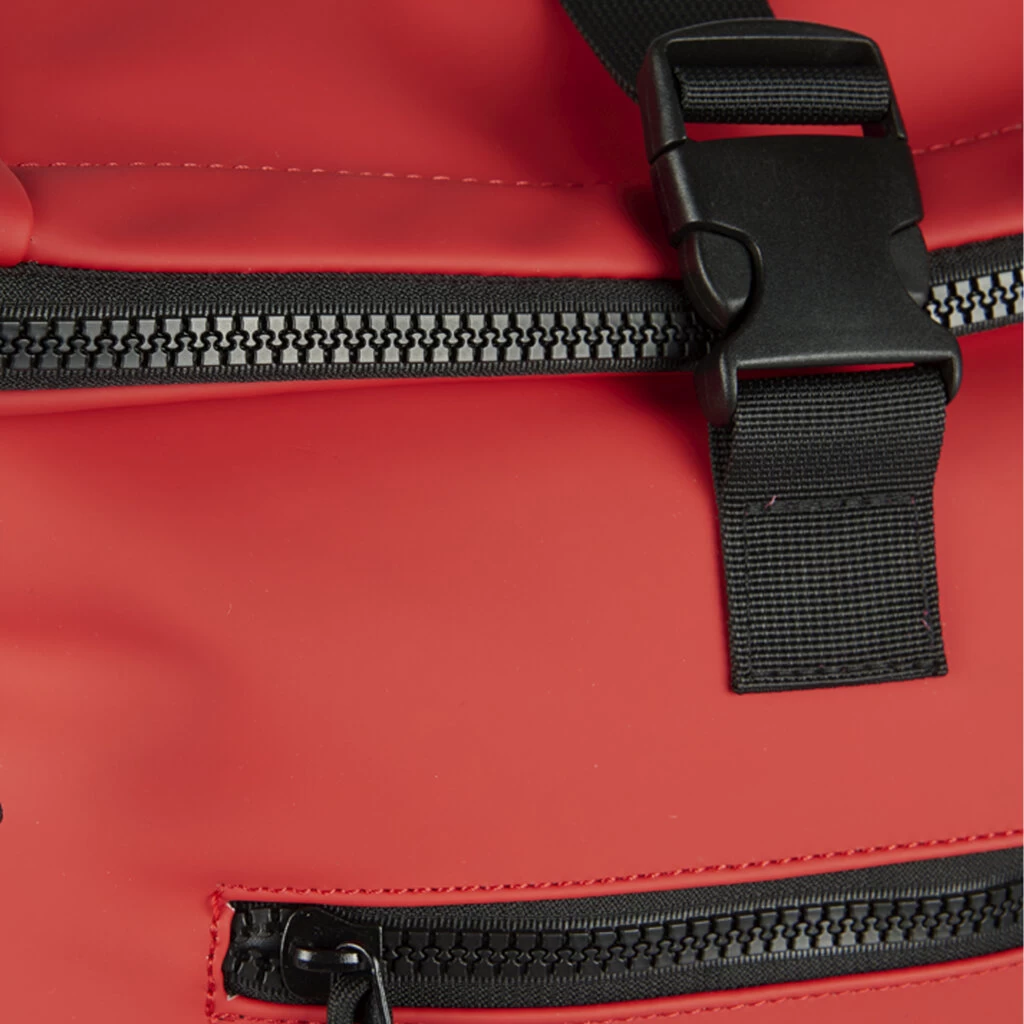 New Rebels Mart New York Rood 16L Rugtas Rolltop Waterafstotend Laptop 15,6 - Afbeelding 6