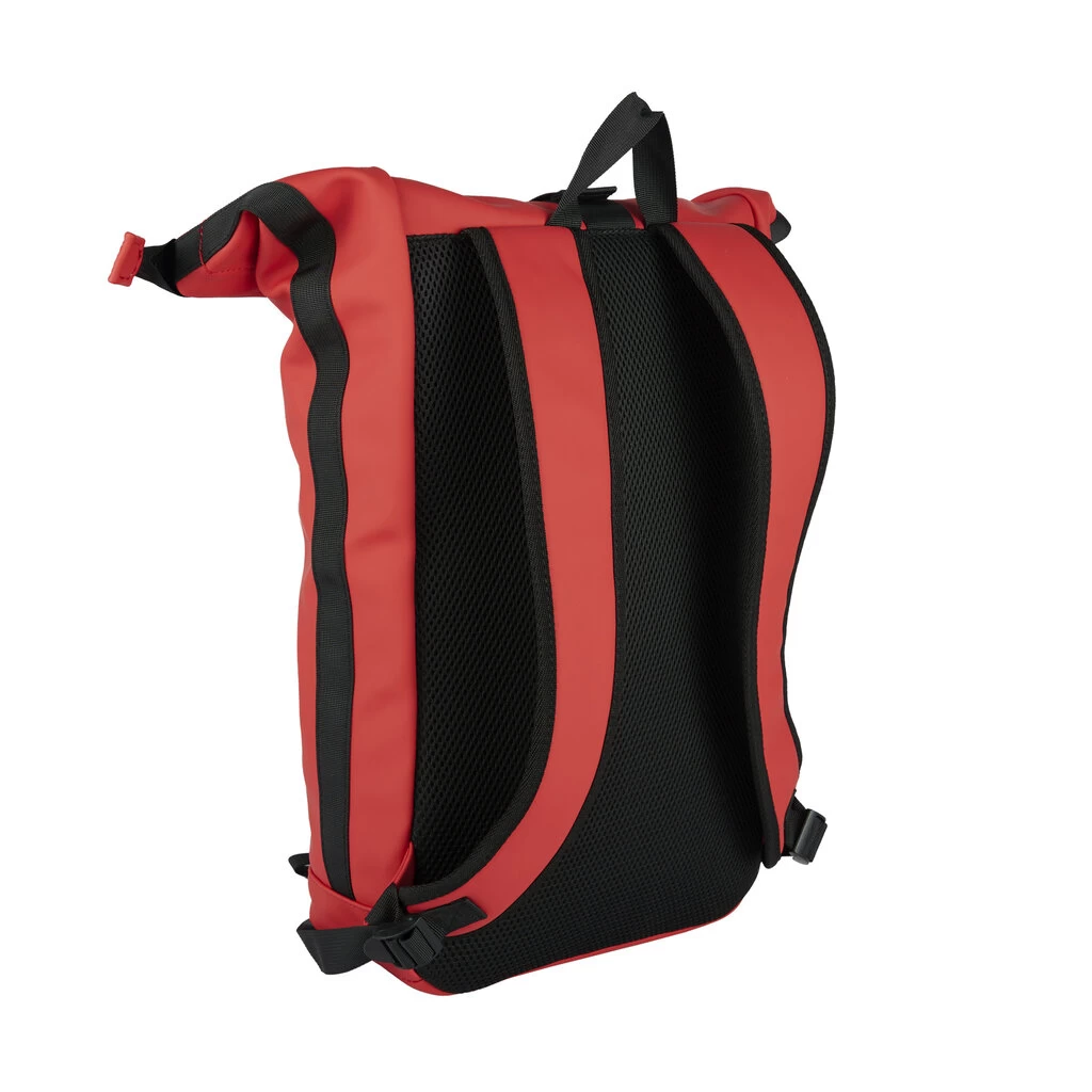 New Rebels Mart New York Rood 16L Rugtas Rolltop Waterafstotend Laptop 15,6