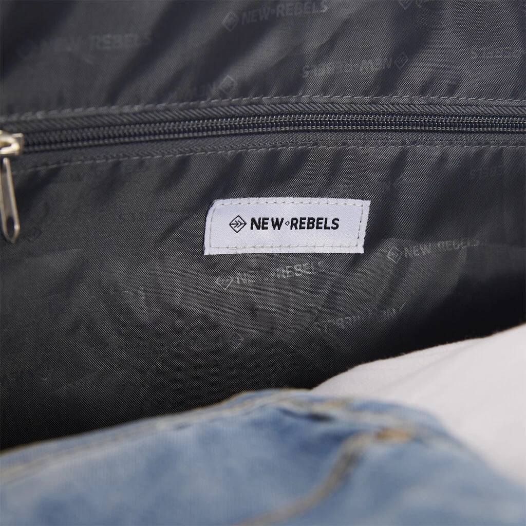 New Rebels Mart Weston Duffel Trolley Zwart 54L Waterafstotend - Afbeelding 5