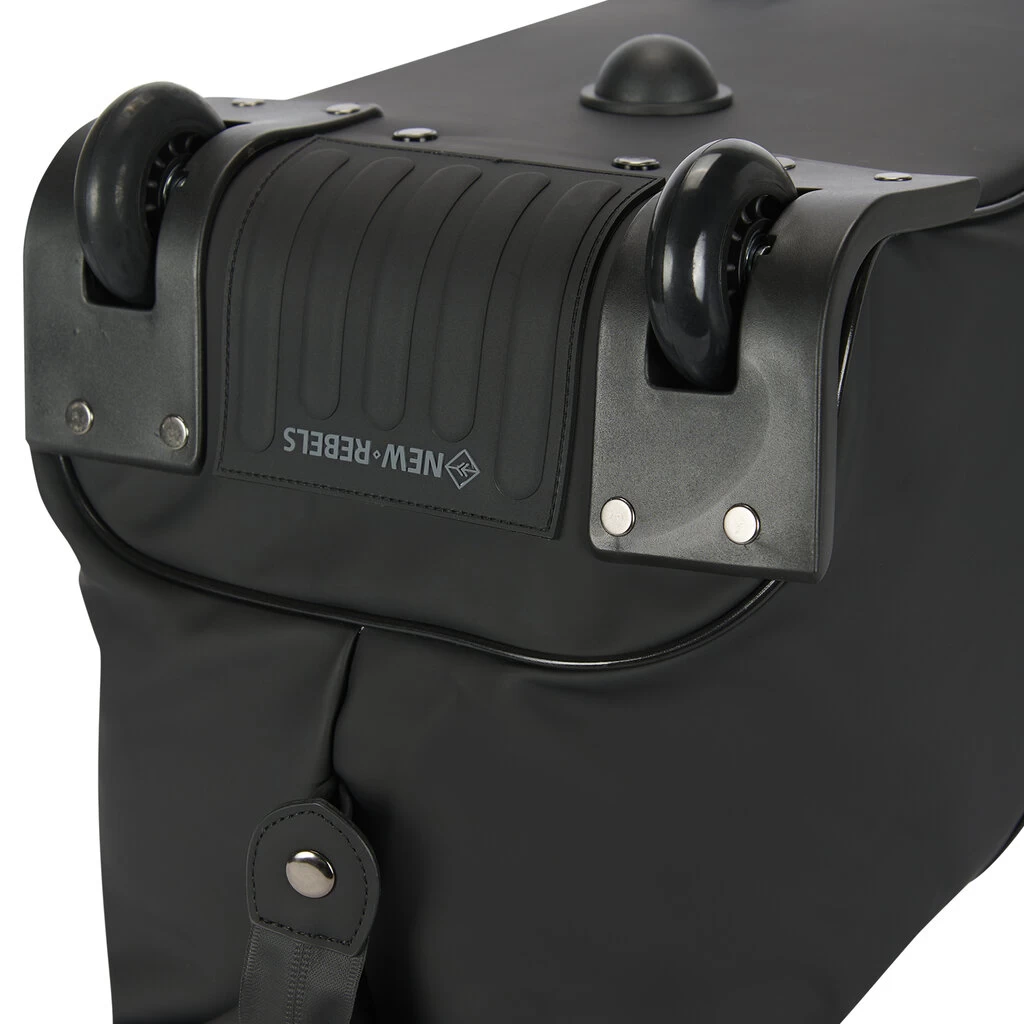 New Rebels Mart Weston Duffel Trolley Zwart 54L Waterafstotend - Afbeelding 9