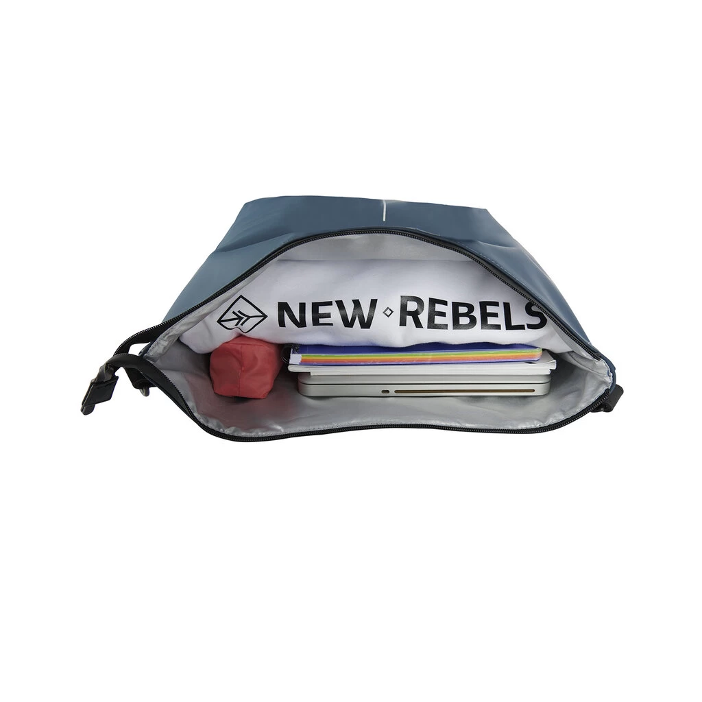 New Rebels Matteo Milburn Donker Blauw 18L Rugzak Shopper Waterafstotend Laptop 15.6 - Afbeelding 3