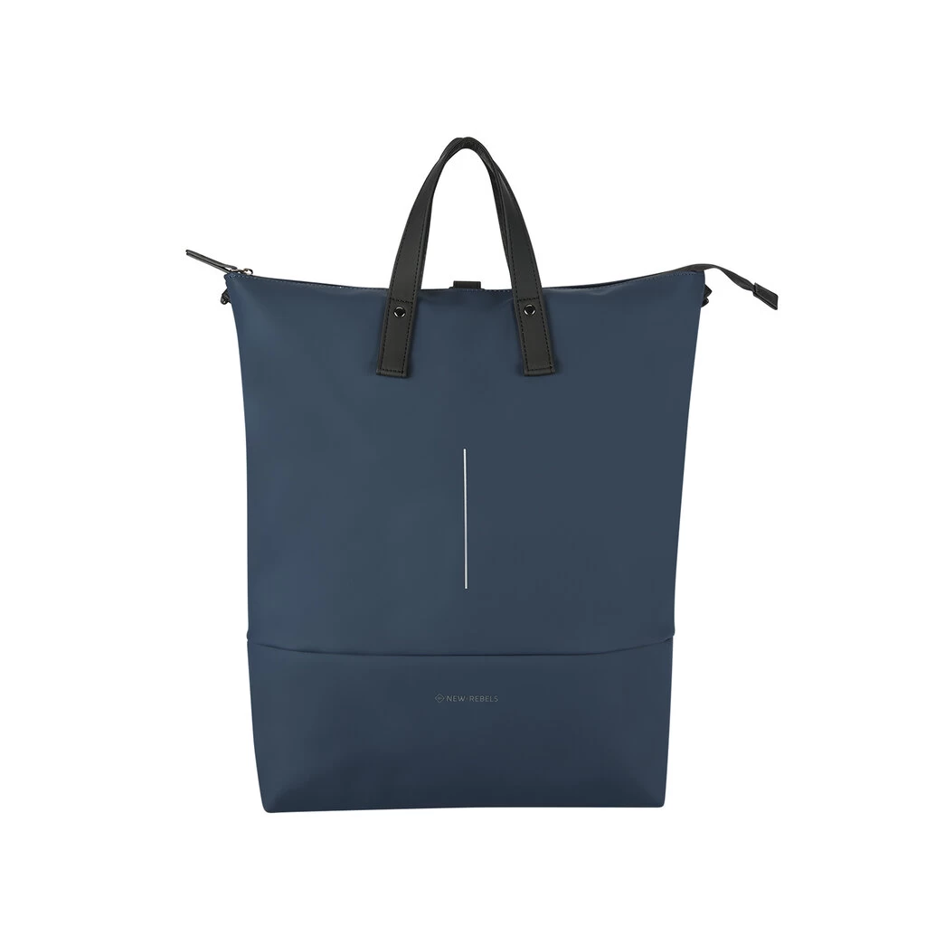 New Rebels Matteo Milburn Donker Blauw 18L Rugzak Shopper Waterafstotend Laptop 15.6 - Afbeelding 5