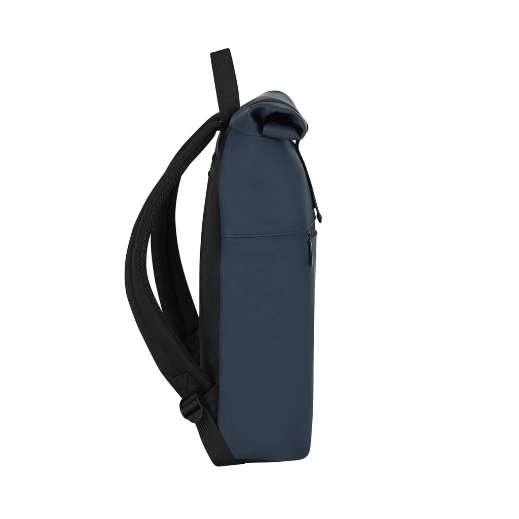 New Rebels Omar Montgomery Donkerblauw 16L Rugzak Rolltop Waterafstotend Laptop 13,3 - Afbeelding 2