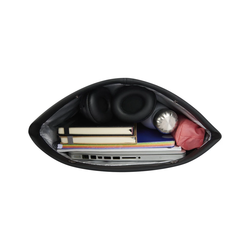 New Rebels Omar Montgomery Zwart 16L Rugzak Rolltop Waterafstotend Laptop 13,3 - Afbeelding 3