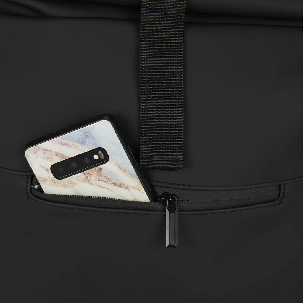 New Rebels Omar Montgomery Zwart 16L Rugzak Rolltop Waterafstotend Laptop 13,3 - Afbeelding 4