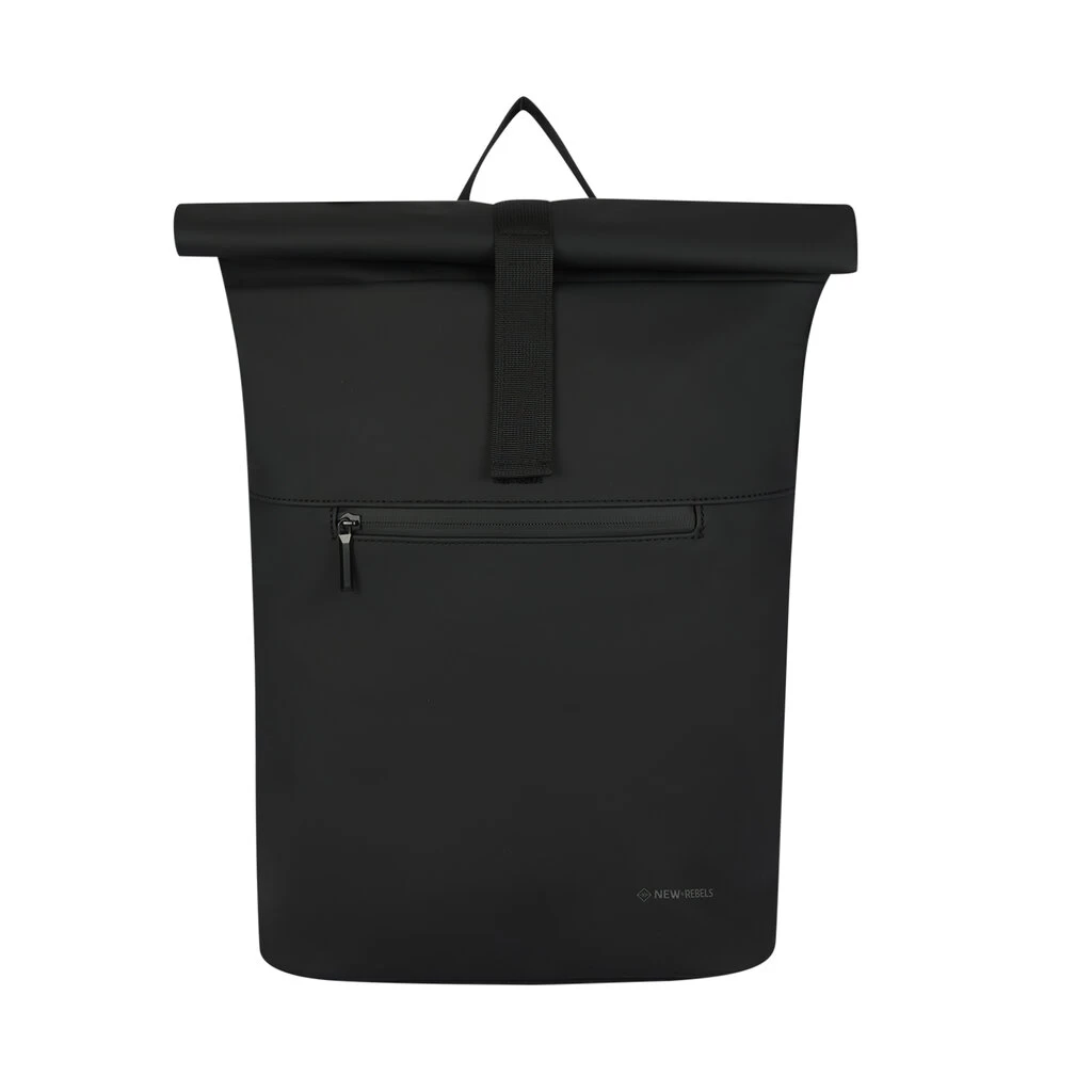 New Rebels Omar Montgomery Zwart 16L Rugzak Rolltop Waterafstotend Laptop 13,3 - Afbeelding 7