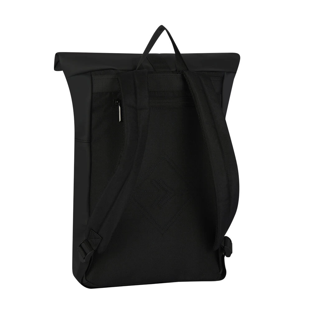 New Rebels Omar Montgomery Zwart 16L Rugzak Rolltop Waterafstotend Laptop 13,3