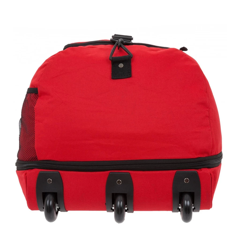 New Rebels ® Rollable Trolley - Weekendtas - Reis -Sport - Rood - Afbeelding 6