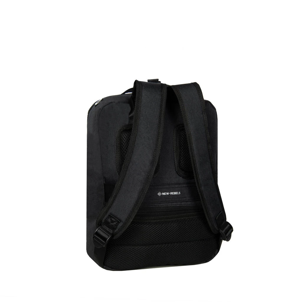 New Rebels ® Salem Mini Handel Backbag Recyled Nylon Zwart