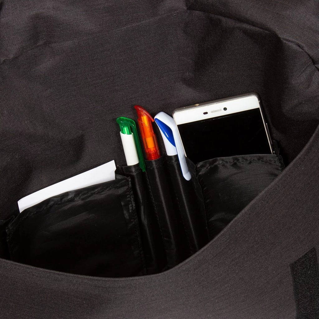 New Rebels ® Solar 25 - Medium SchoudertasA5 - Crossbodytas Met Flap - Zwart - Afbeelding 7