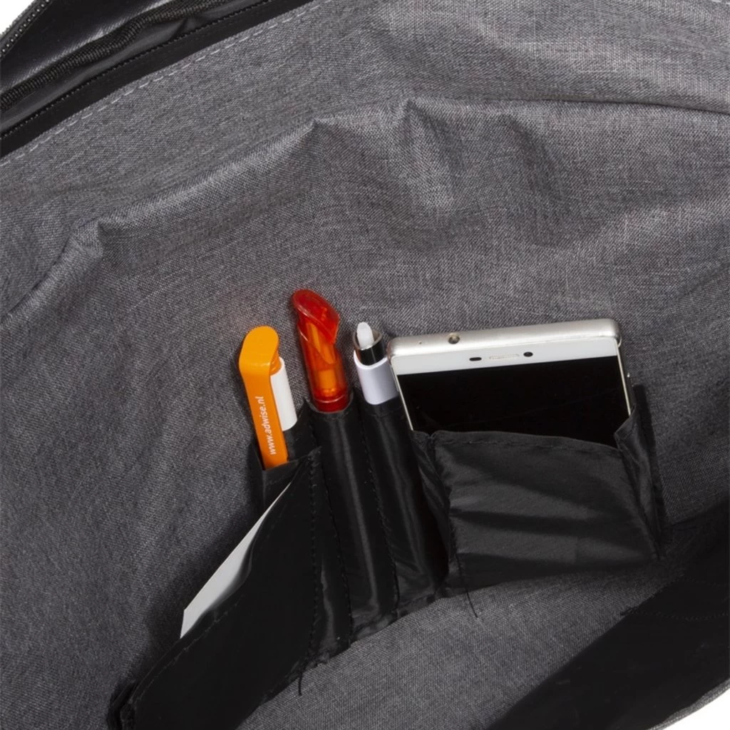 New Rebels ® Solar 26 -A4 - Large Schoudertas - Laptoptas 15,6 - Grijs - Afbeelding 7