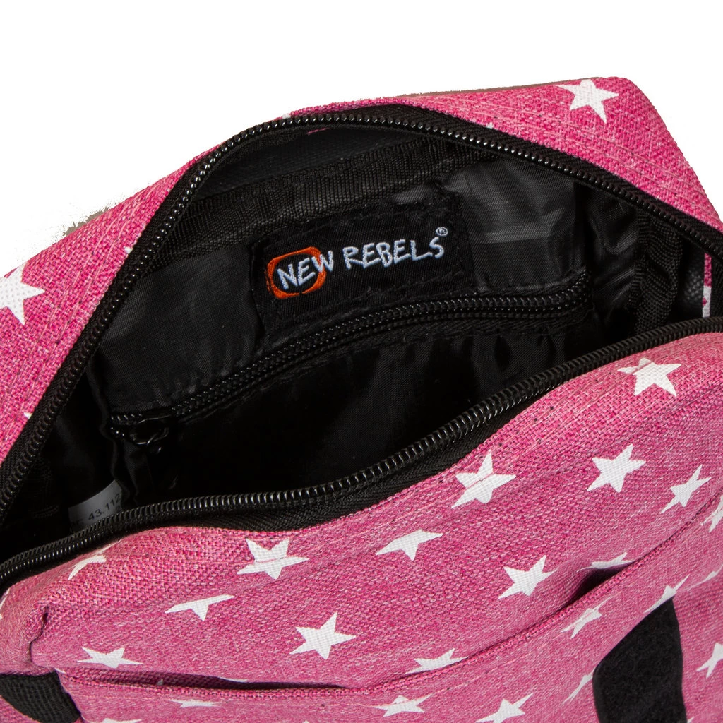 New Rebels ® Star Range Small Flap Soft Pink With Stars - Afbeelding 3
