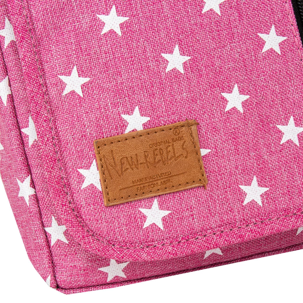 New Rebels ® Star Range Small Flap Soft Pink With Stars - Afbeelding 7