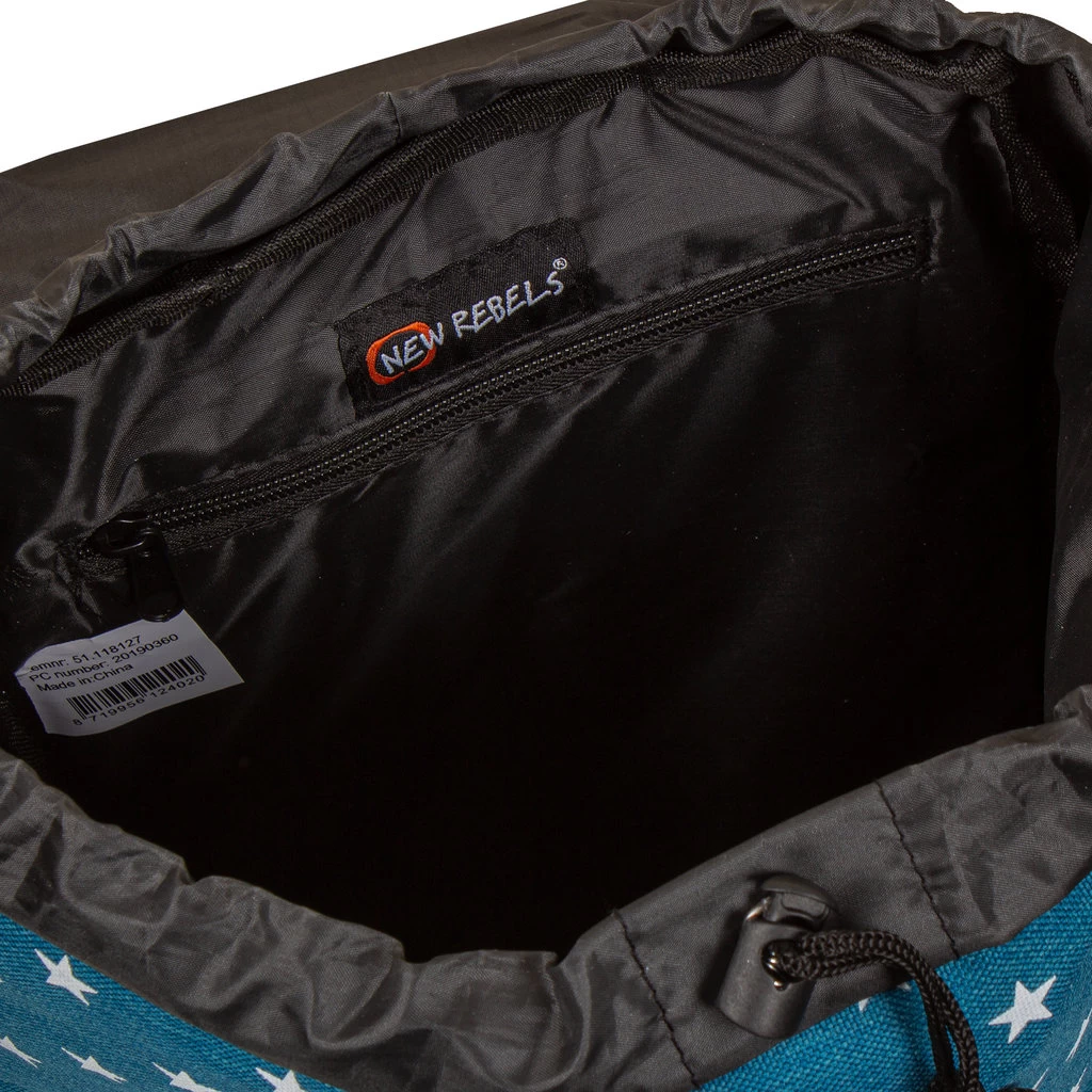 New Rebels ® Star Rugzak Klein Blauw - Afbeelding 9