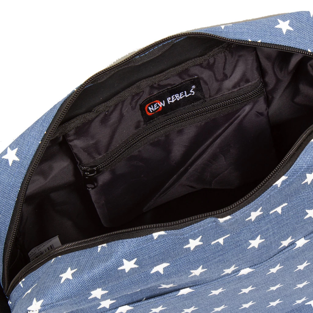 New Rebels ® Star Schoudertas Blauw - Afbeelding 8