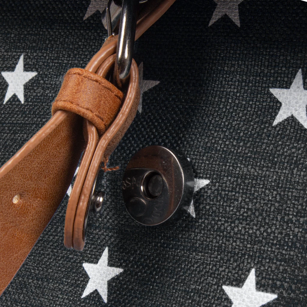 New Rebels ® Star Small Flap Rugtas Zwart - Afbeelding 3