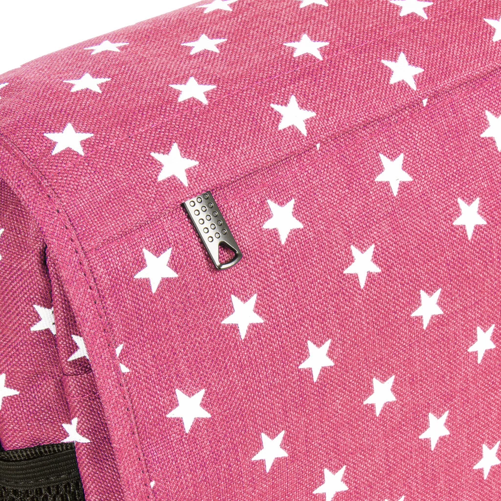 New Rebels ® Star25 - Medium SchoudertasA5 - Crossbodytas Met FlapRoze - Afbeelding 2