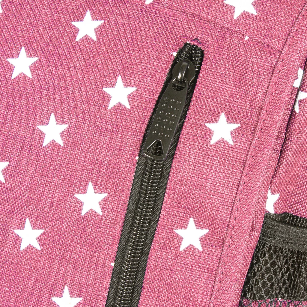 New Rebels ® Star25 - Medium SchoudertasA5 - Crossbodytas Met FlapRoze - Afbeelding 6