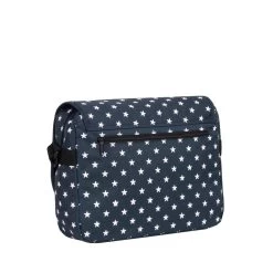 New Rebels ® Star26 - Medium SchoudertasA4 - Crossbodytas Met Flap - With Stars -shadow Blue With Stars