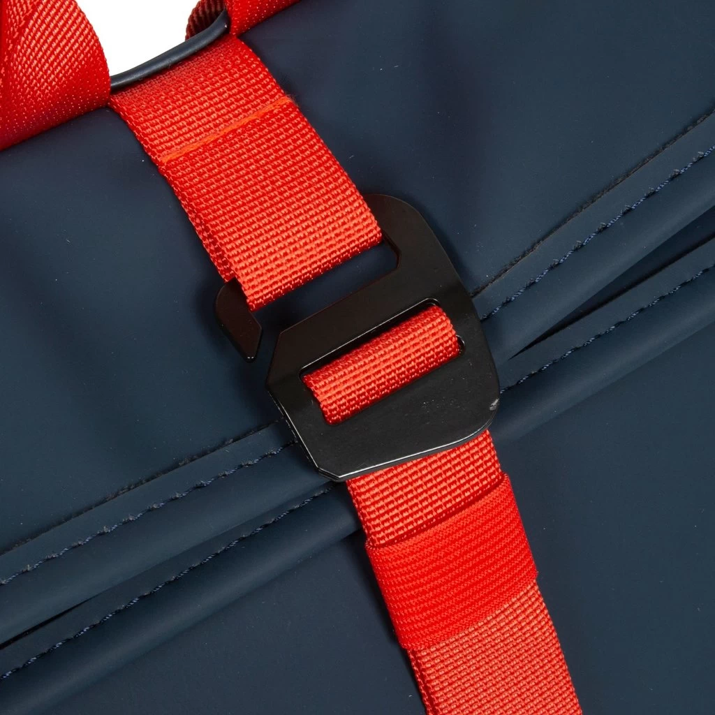 New Rebels ® Tim Rolltop Rugtas Small Anthracite/Red - Afbeelding 5