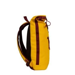 New Rebels ®Tim - Rolltop - Rugzak - Rugtas - Waterafstotend - Geel/Burgundy