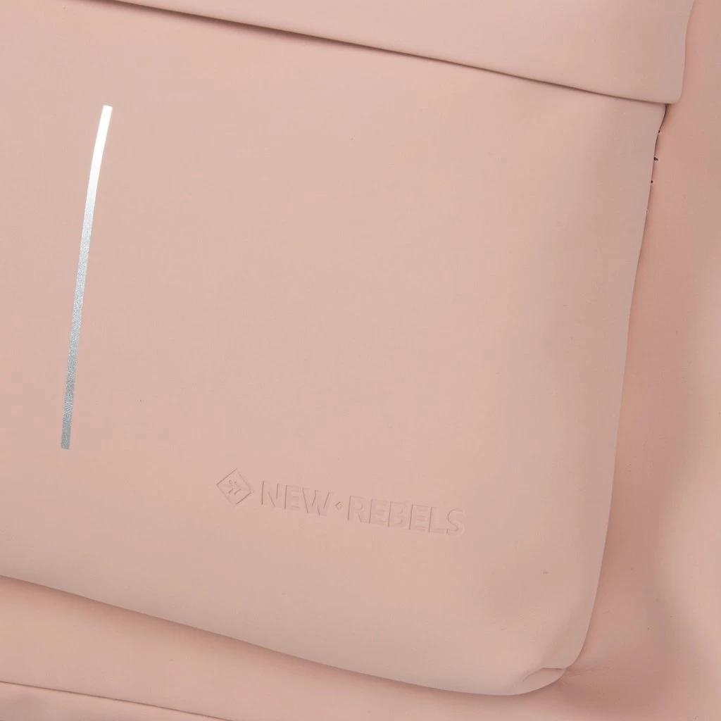 New Rebels ®Tim - Rugtas - Rugzak - Waterafstotend - Zacht Roze/Blauw IV - Afbeelding 5