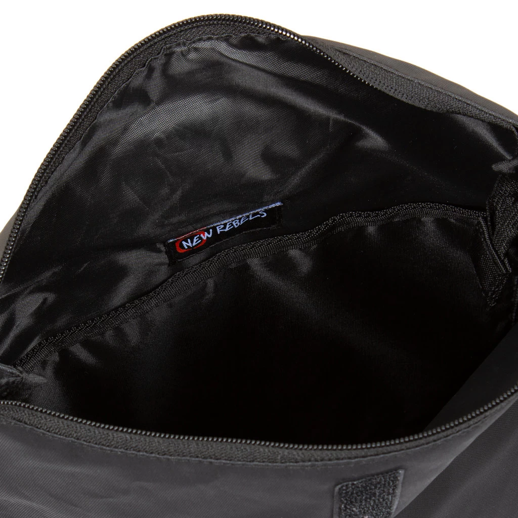 New Rebels ® Waxed - Gesp - Rugzak - Rugtas - Zwart - Afbeelding 3