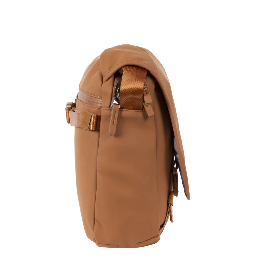 New Rebels ® William - Computer Schoudertas - Cognac 10L- Waterafstotend - Afbeelding 2