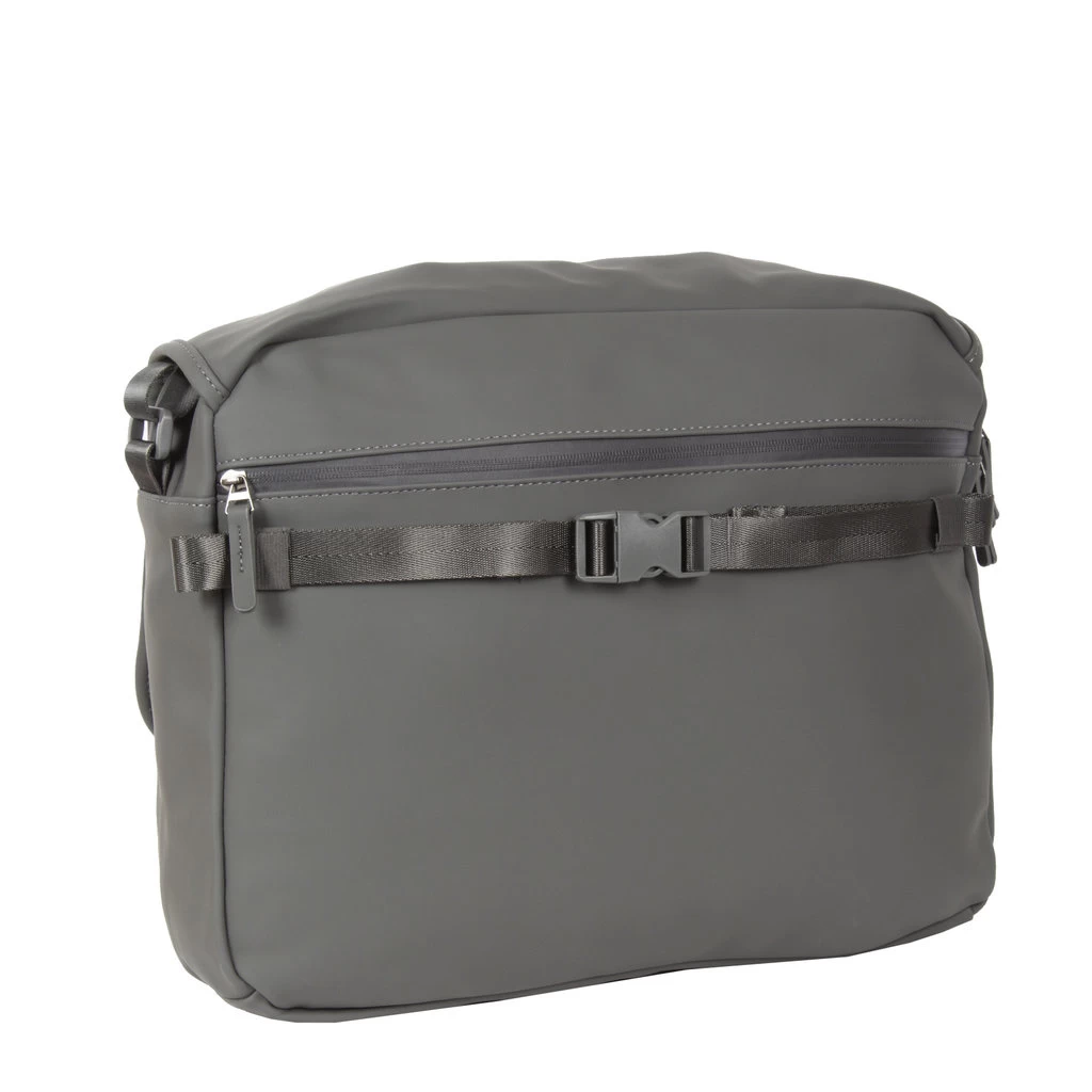 New Rebels ® William - Computer Schoudertas - Grijs 10L- Waterafstotend - Afbeelding 3