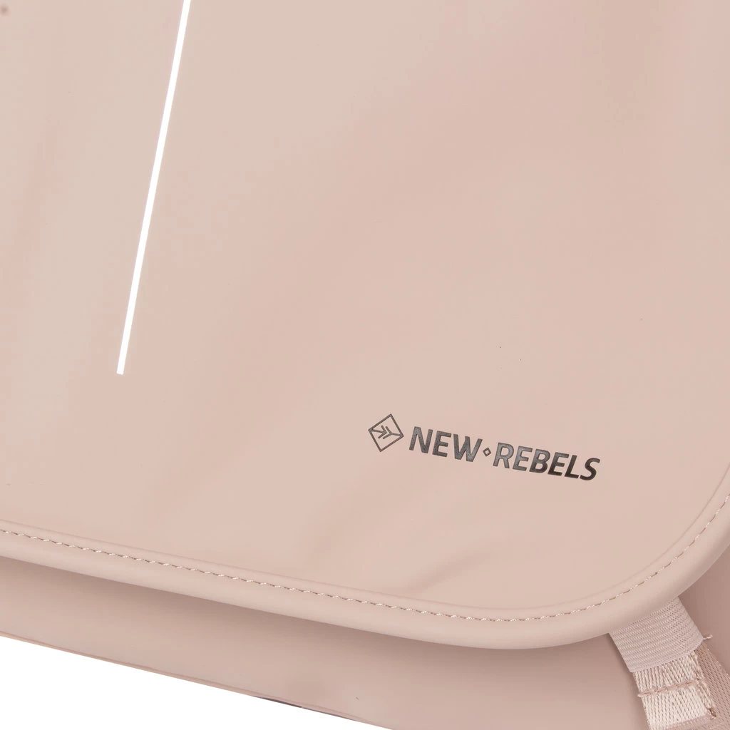 New Rebels ® William - Computer Schoudertas - Old Pink 10L- Waterafstotend - Afbeelding 5