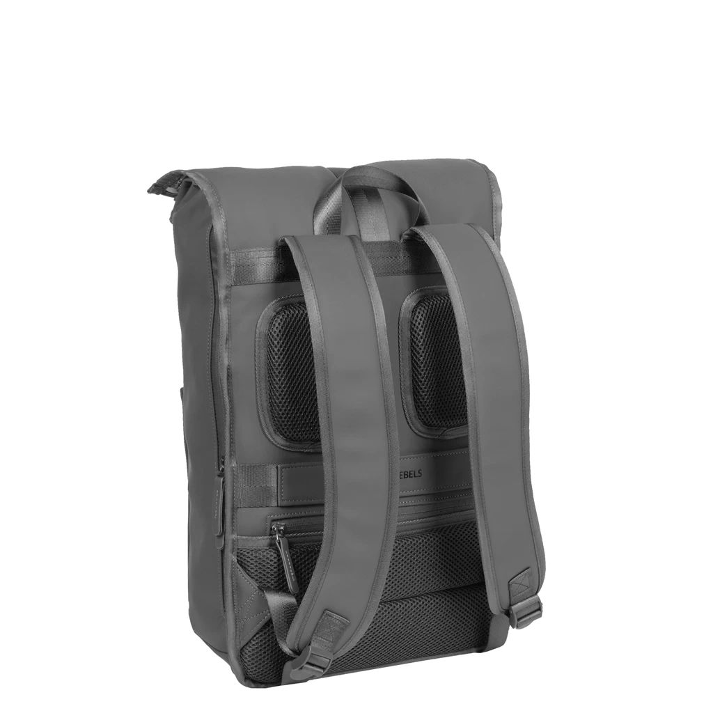 New Rebels ® William - Rolltop - Rugzak - Antraciet 16L- Waterafstotende Rugtas - Afbeelding 2
