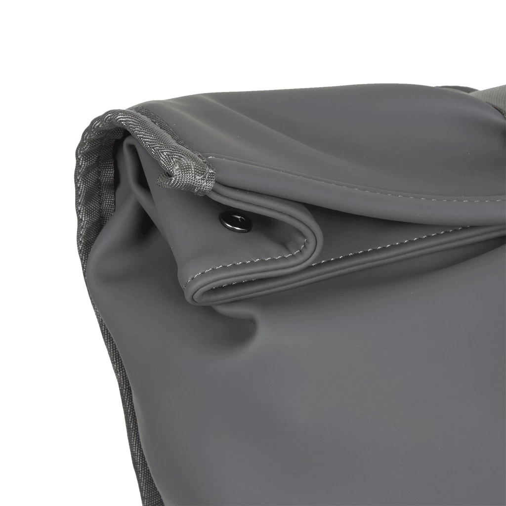 New Rebels ® William - Rolltop - Rugzak - Antraciet 16L- Waterafstotende Rugtas - Afbeelding 5