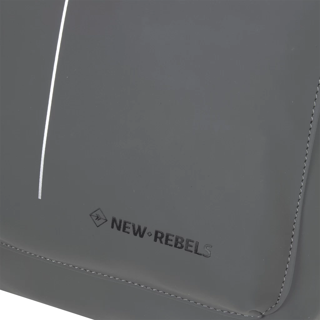 New Rebels ® William - Rolltop - Rugzak - Antraciet 16L- Waterafstotende Rugtas - Afbeelding 6