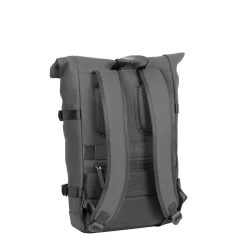 New Rebels ® William -Rolltop - Rugzak - Antraciet - 17L-Waterafstotende Rugtas