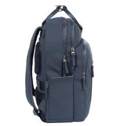 New Rebels ® William - Schooltas - Rugzak - Navy Blauw - 20L-Waterafstotende Rugtas