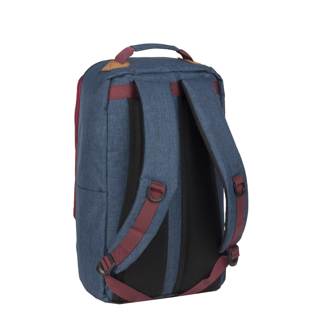 New Rebels ® Wodz - Big Backpack - Navy/RedII - Rugtas - Rugzak