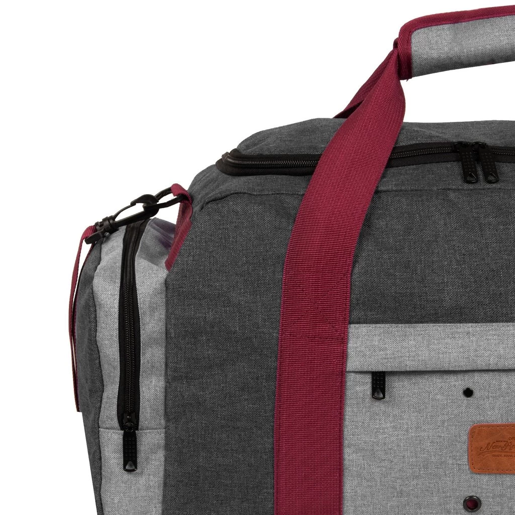 New Rebels ® Wodz Sports Bag Antraciet /Grey Large VI | Weekendtas | Sporttas - Afbeelding 4