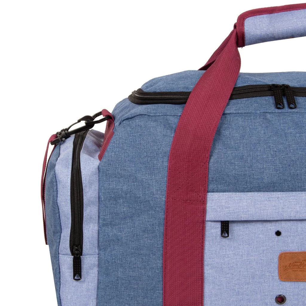 New Rebels ® Wodz Sports Bag Soft Blue Medium V | Weekendtas | Sporttas - Afbeelding 3